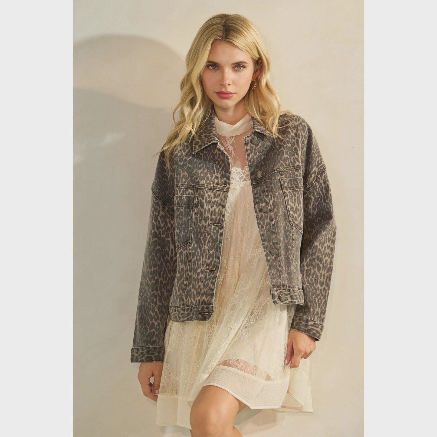 Lookin' For Love Leopard Print Jacket