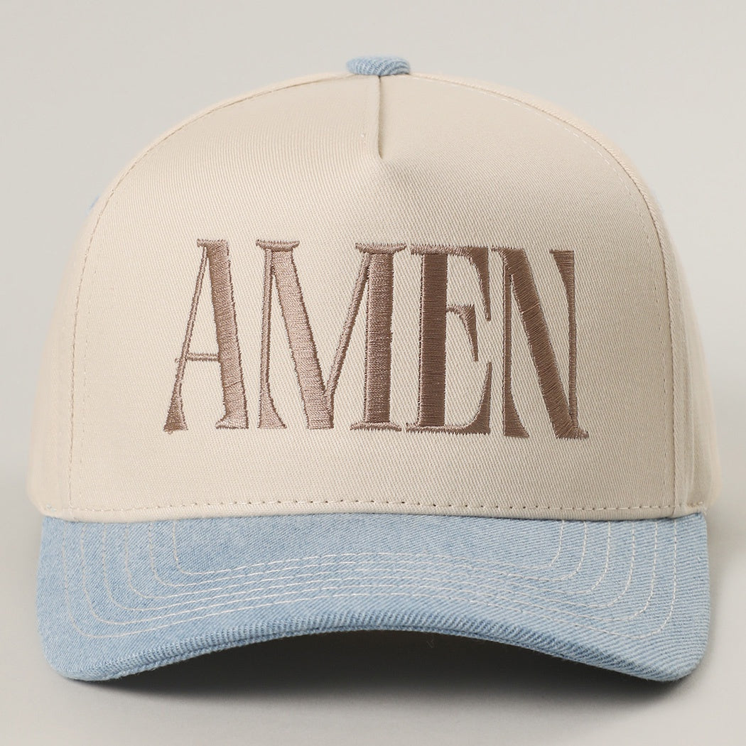 Amen Embroidered Trucker Hat