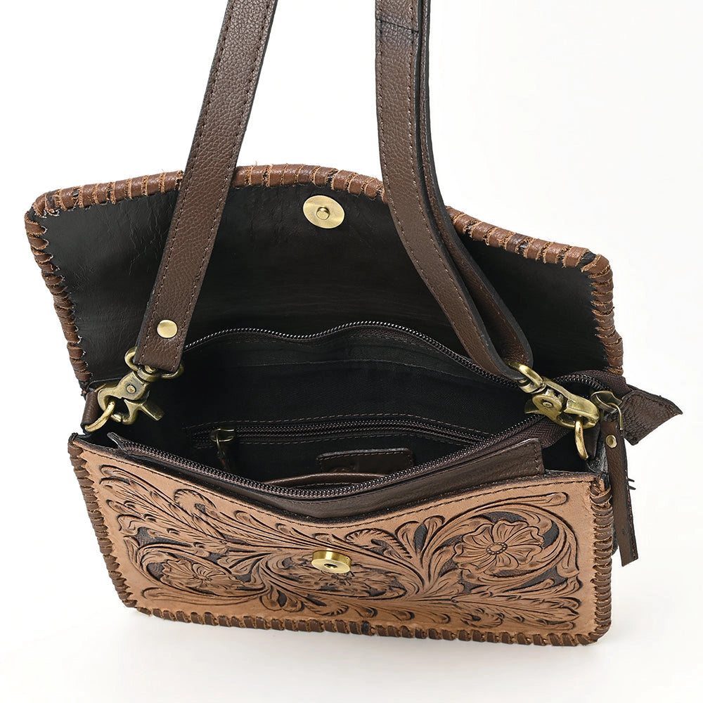 O'Hlay Tooled Leather Crossbody
