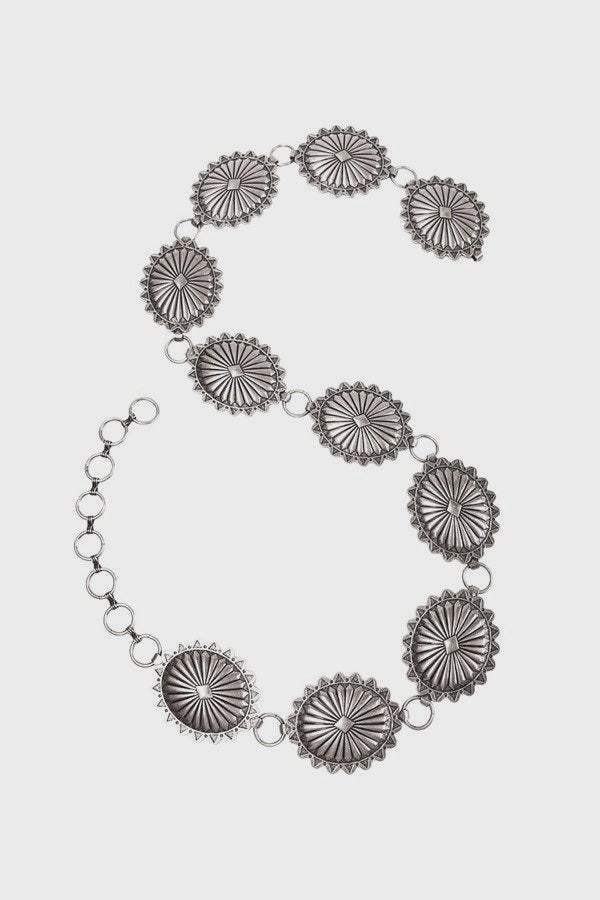 Silver Concho Belt