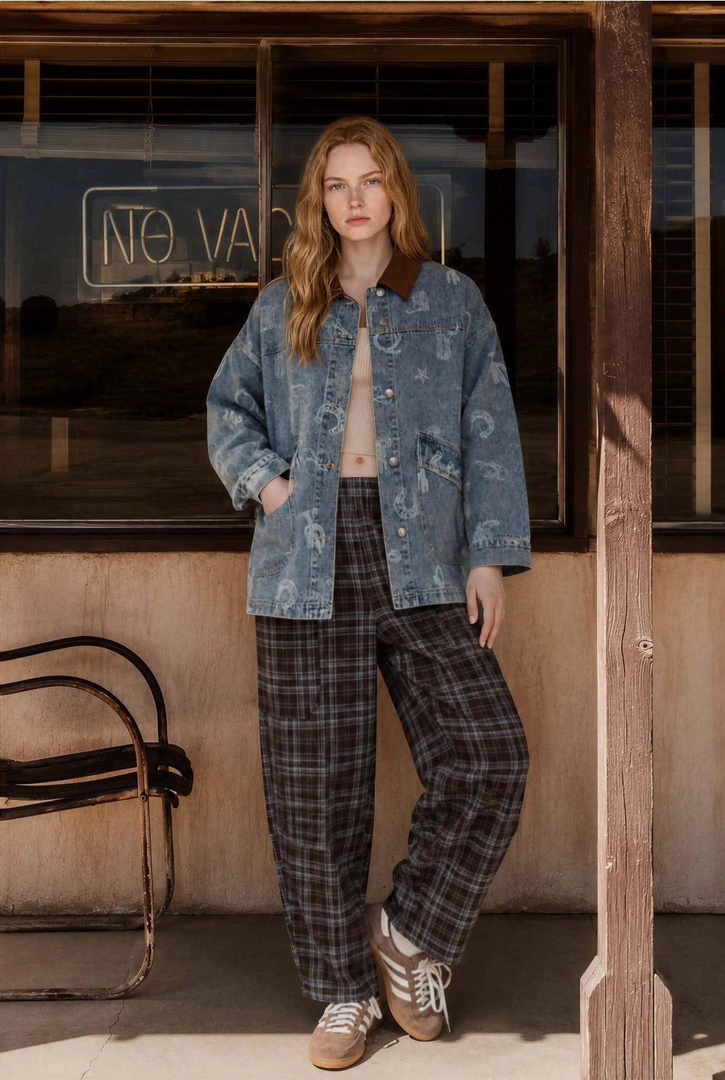 Saddle Up Cowgirl Western Denim Jacket