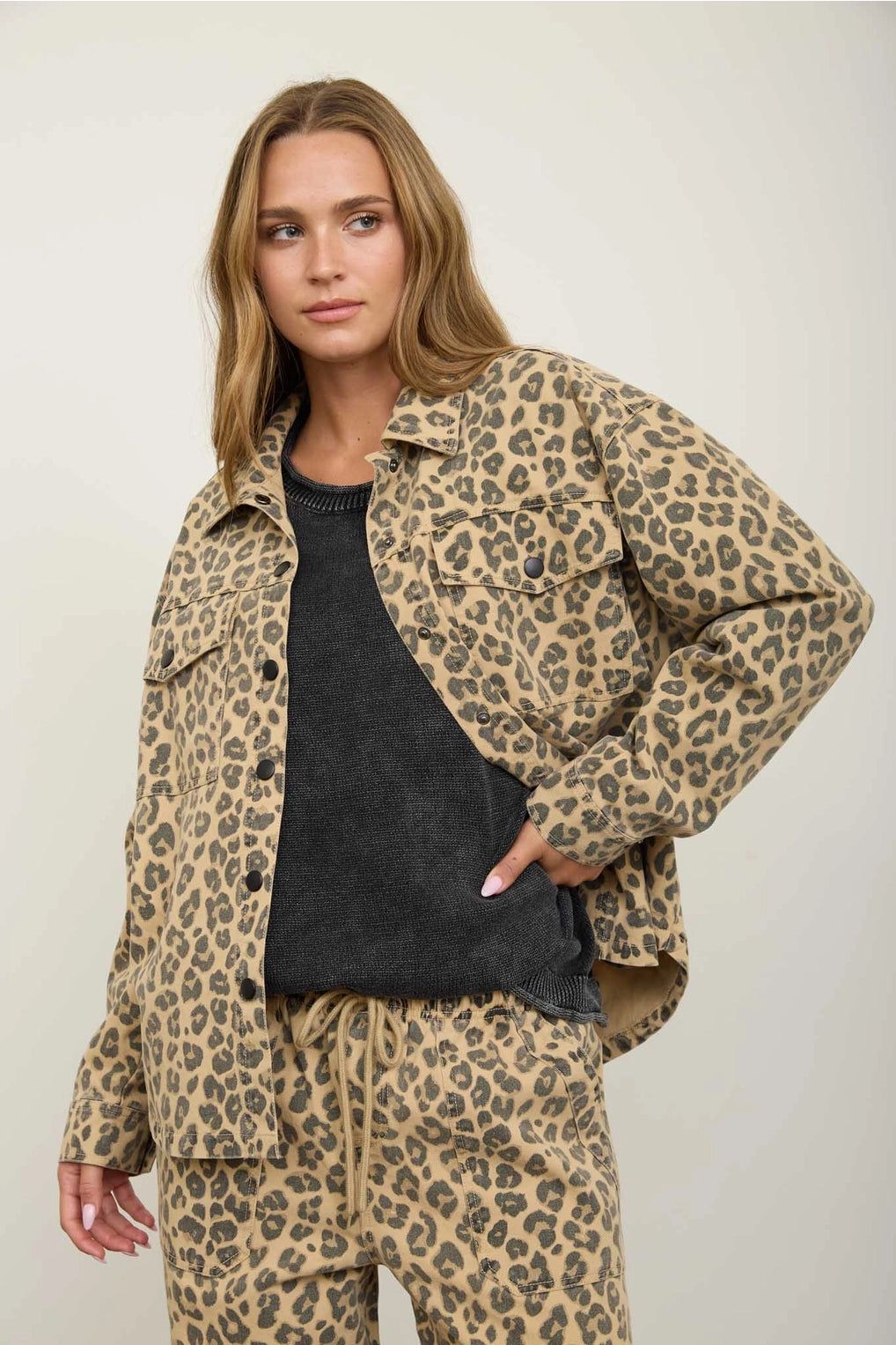 Locked In Leopard Print Jacket