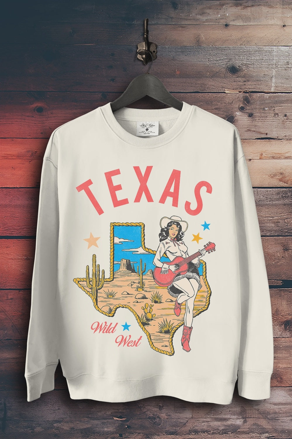 Texas Cowgirl Graphic Sweatshirt