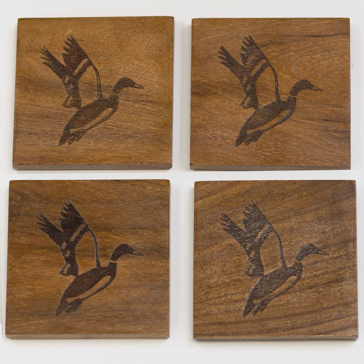 Wooden Duck Coasters