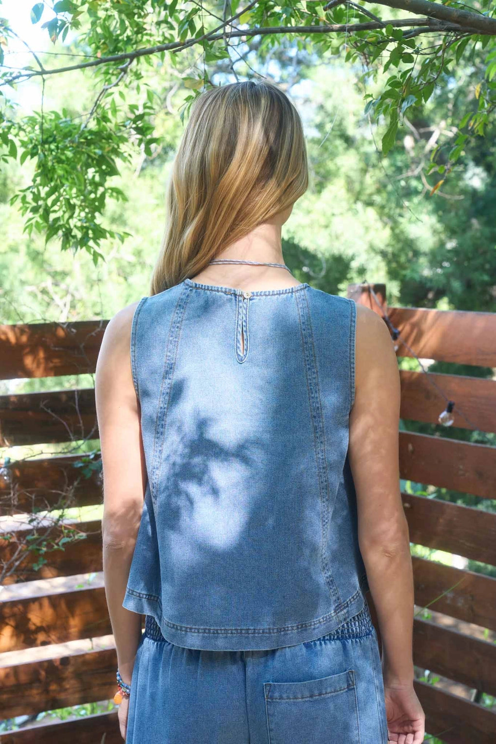 Outer Banks Denim Tank