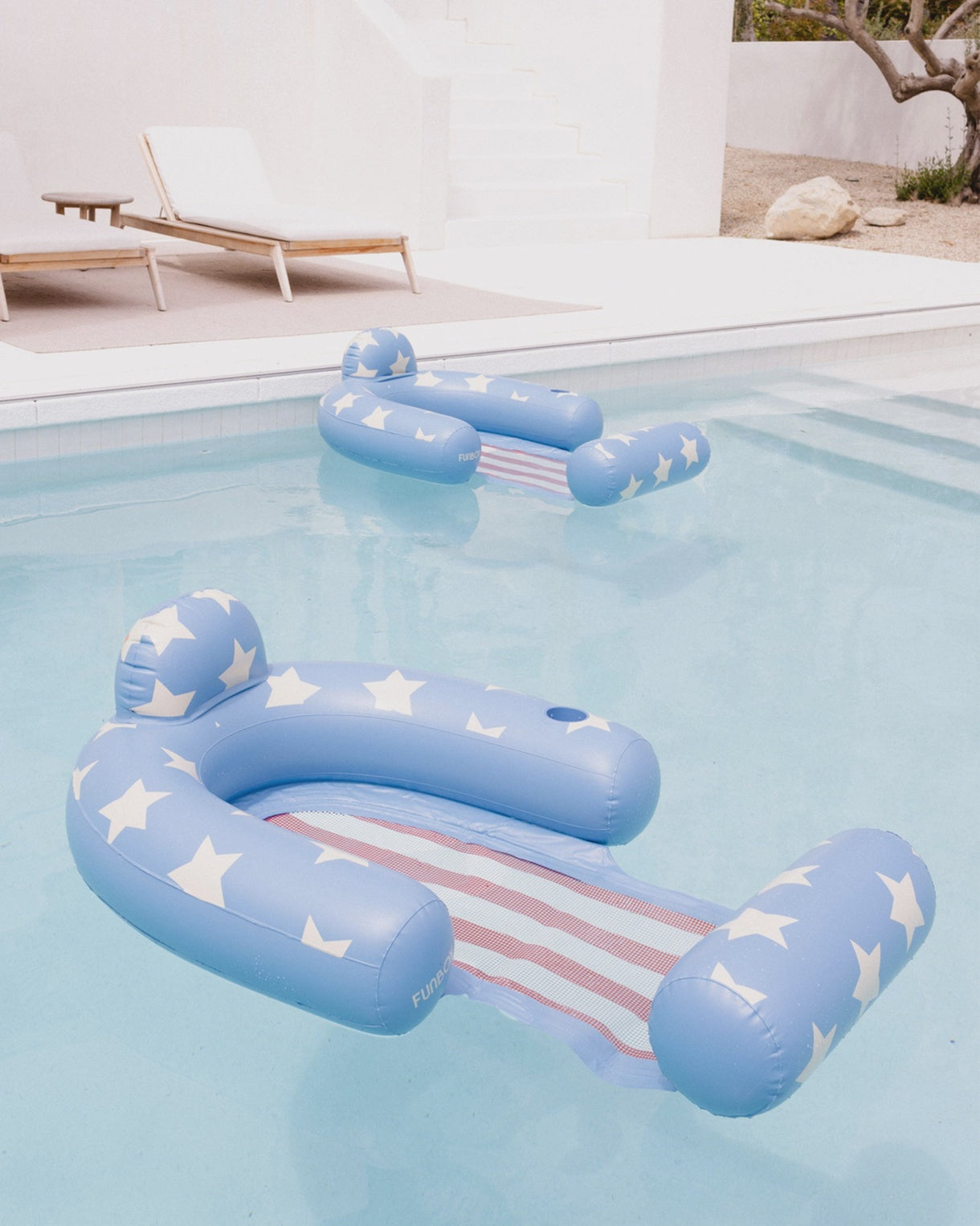 Stars & Stripes Mesh Pool Lounger