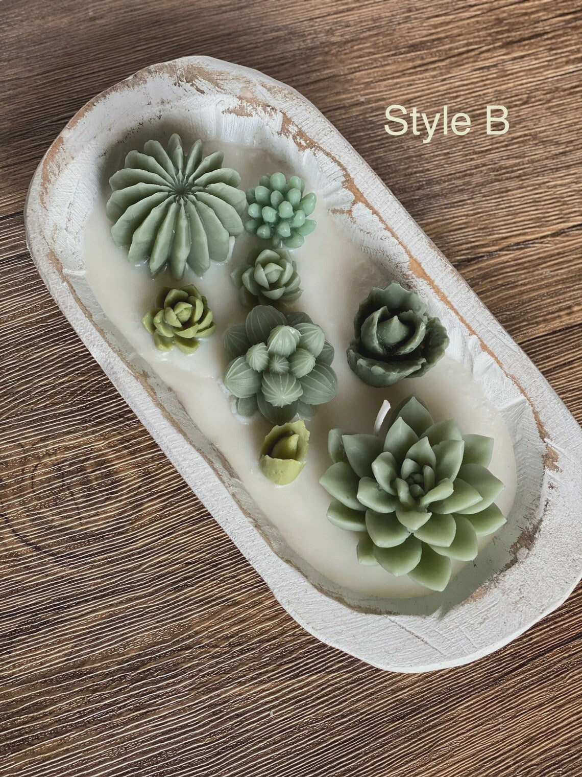 succulent candle mold Eucalyptus Succulent Candle – Texas Angels