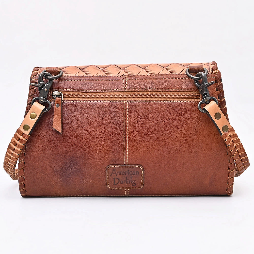 American Darling Tooled Leather Crossbody