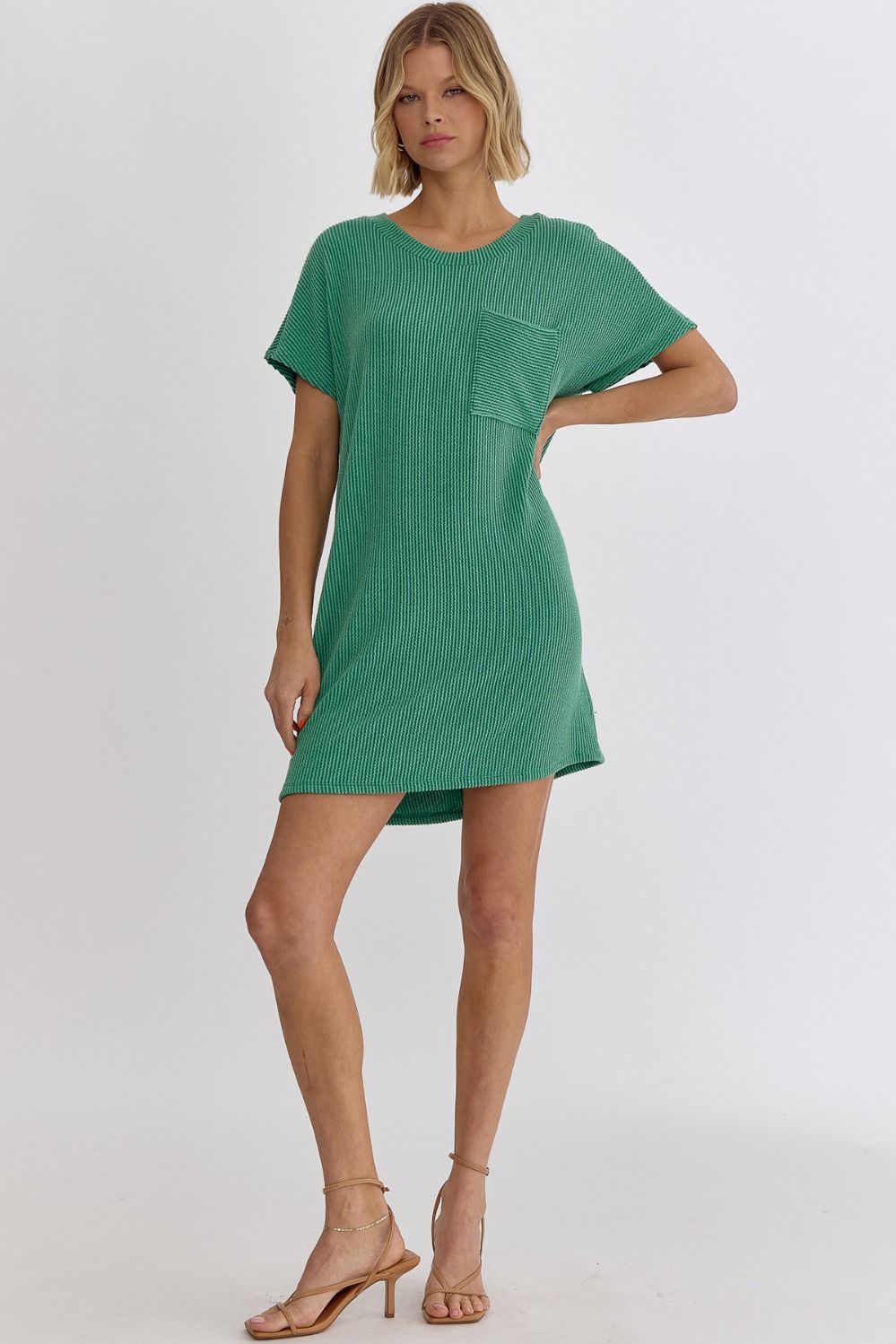 Date Night Kelly Green Dress