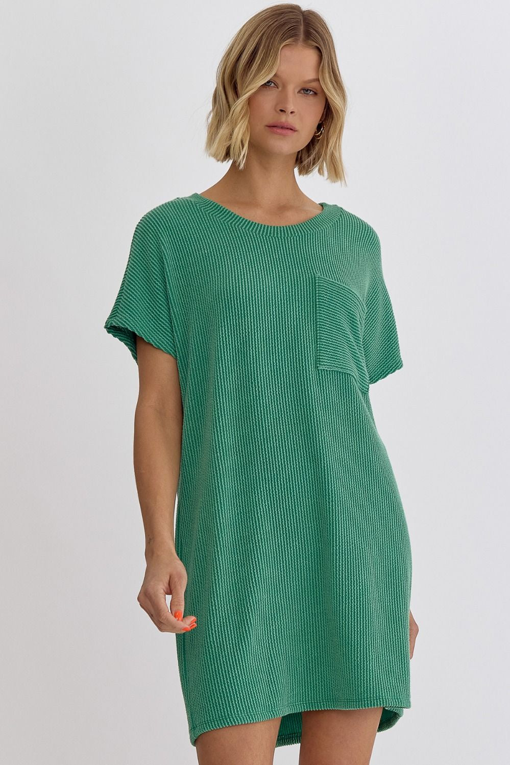 Date Night Kelly Green Dress