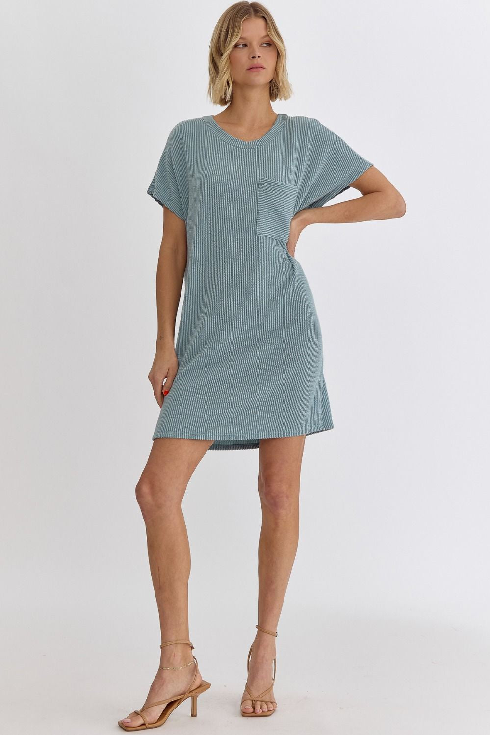 Date Night Sage Dress