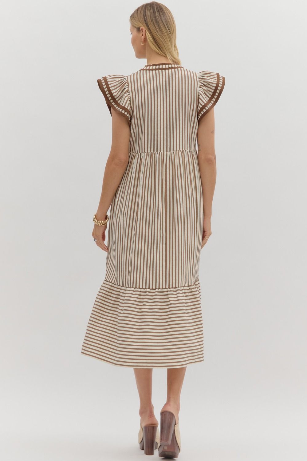 Ready For The Next Move Brown Mid Maxi