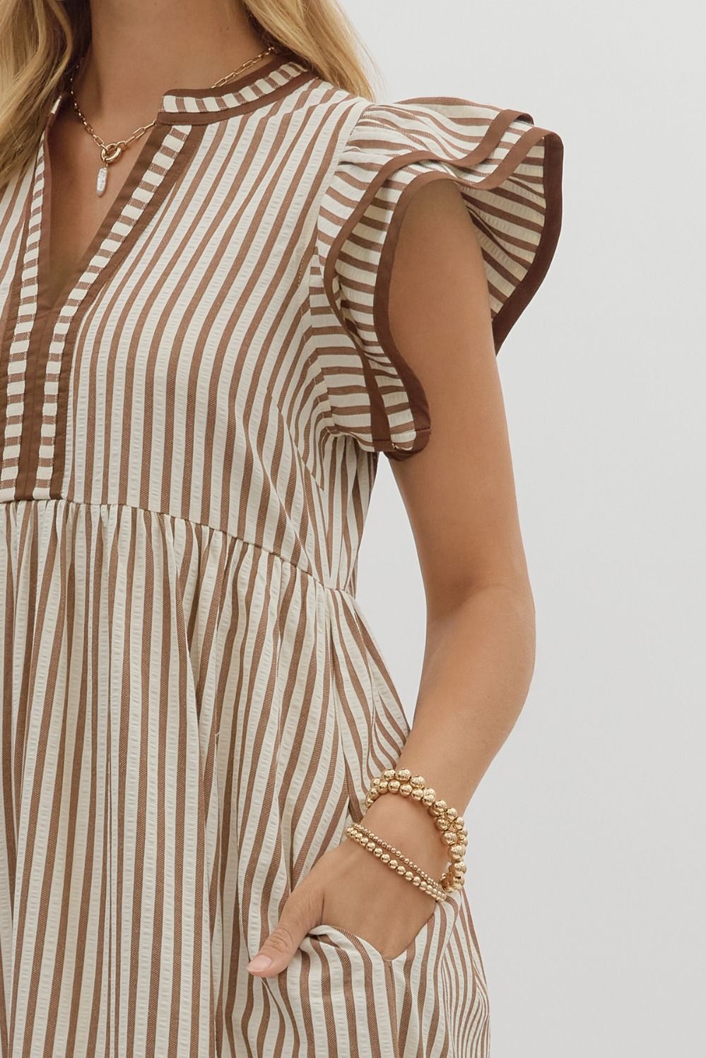 Ready For The Next Move Brown Mid Maxi