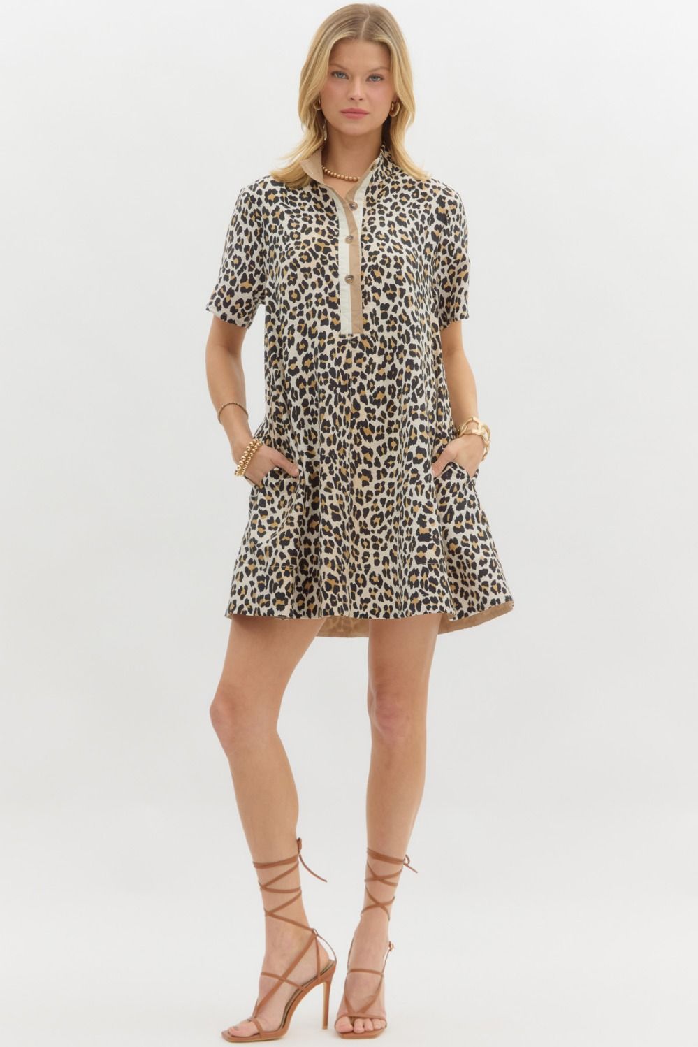 Lookin' For Love Leopard Print Dress