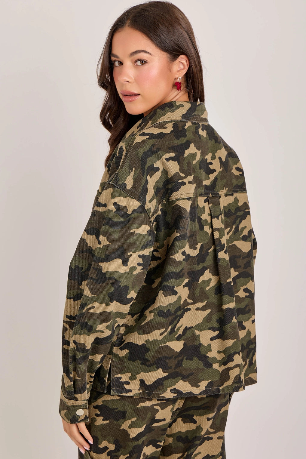 The Hunt Is Over Camo Print Jacket