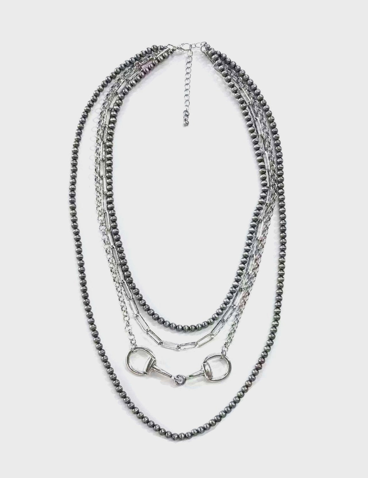 Silver Layered Necklace