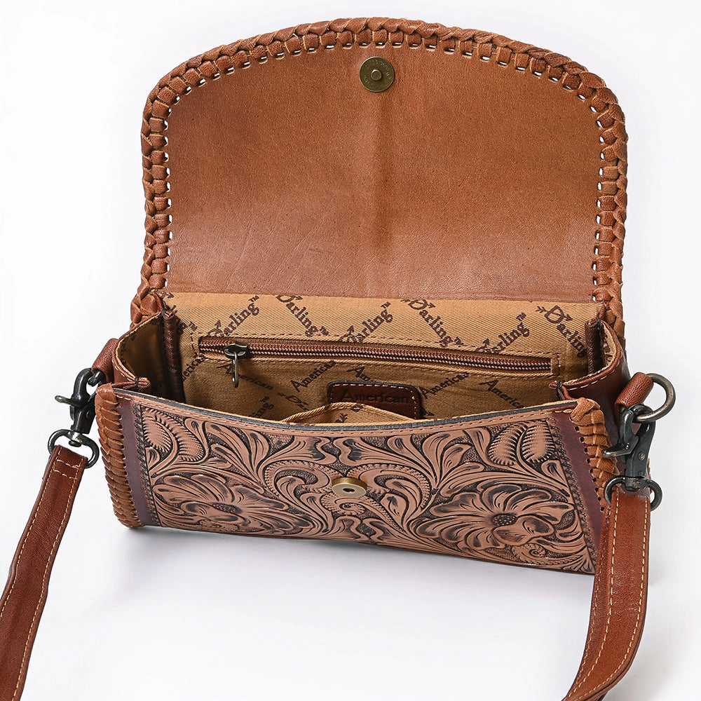 American Darling Tooled Leather Crossbody