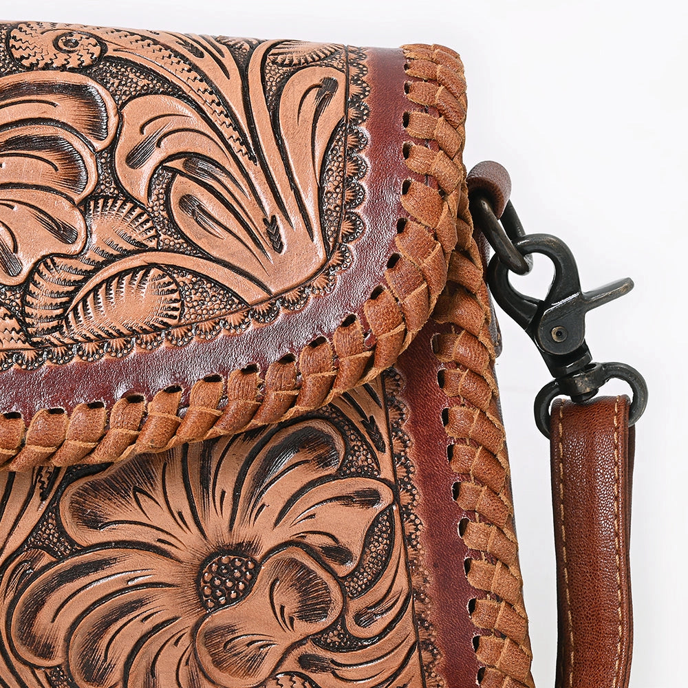 American Darling Tooled Leather Crossbody