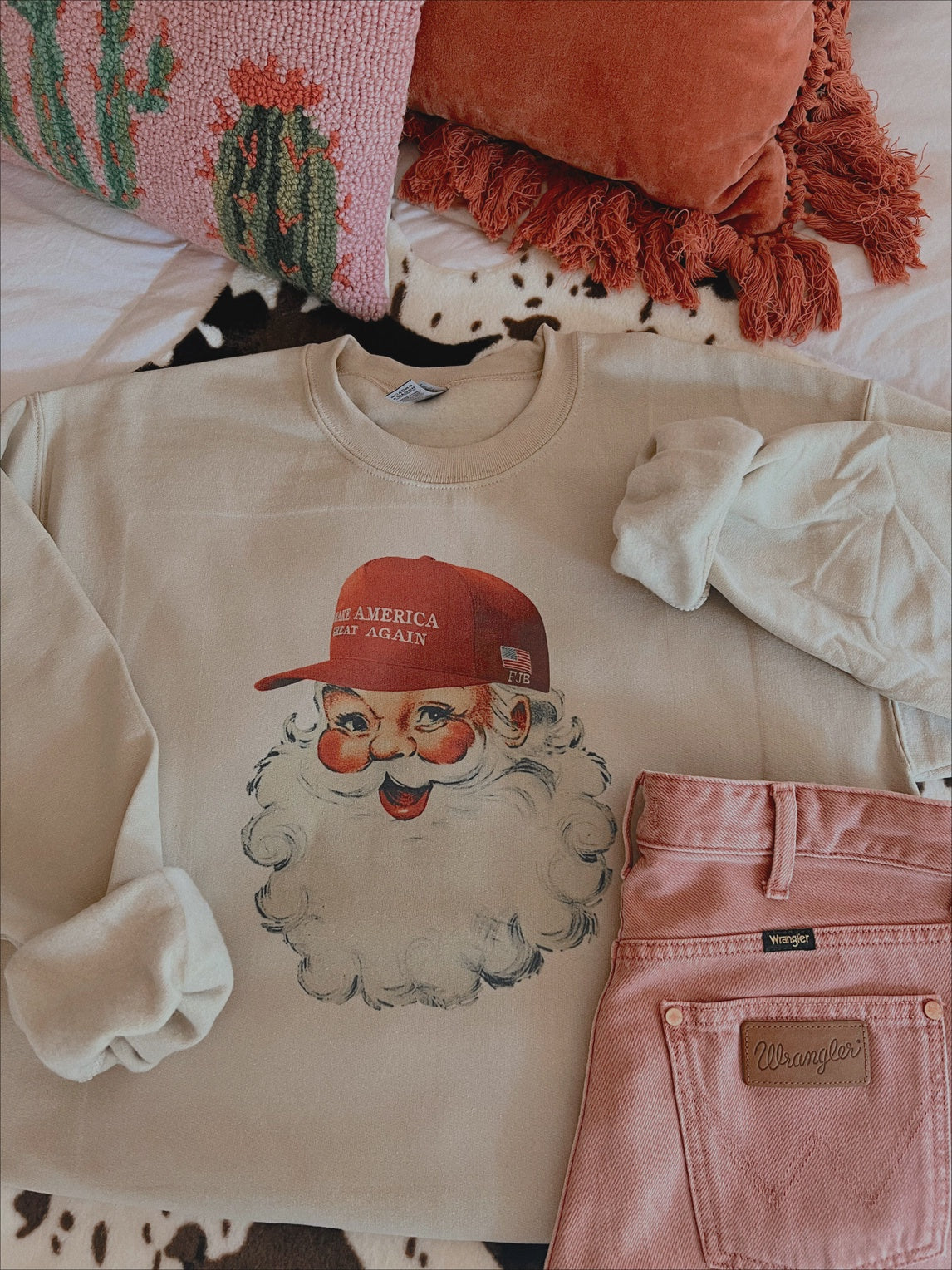 MAGA Vintage Santa Sweatshirt