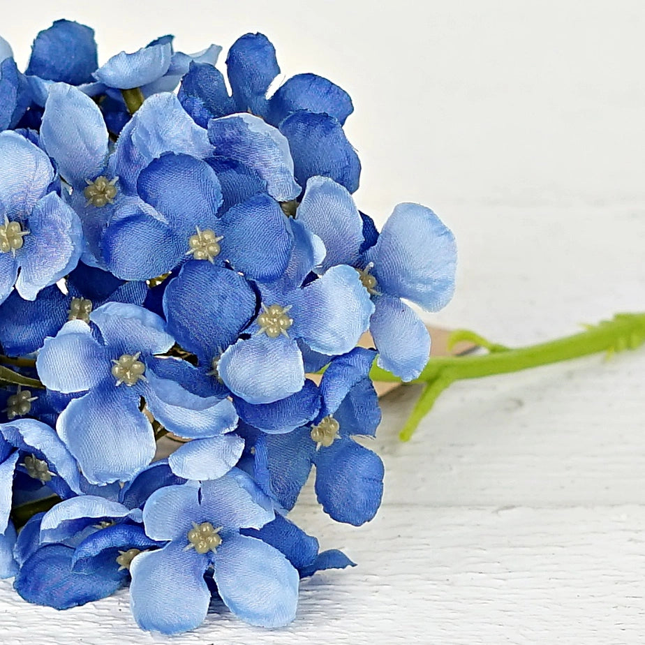 Blue Hydrangea Floral Pick