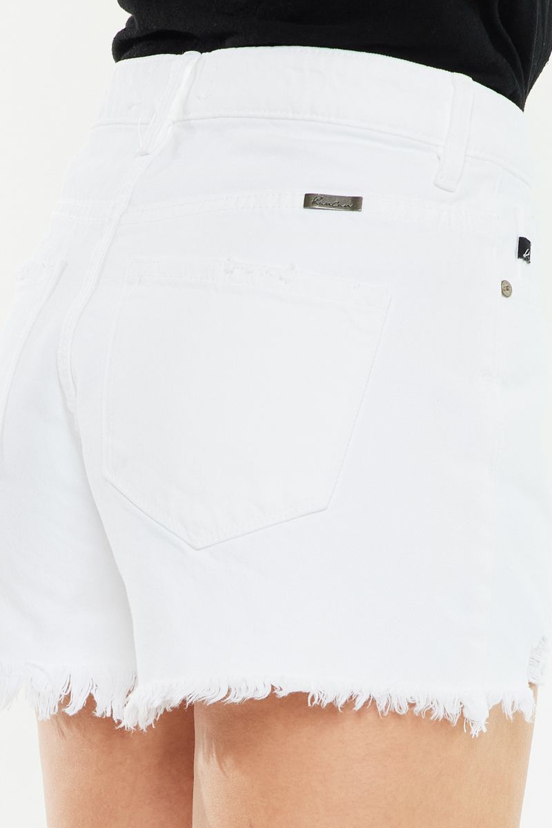 40% Off - Dare Me Distressed White KanCan Shorts