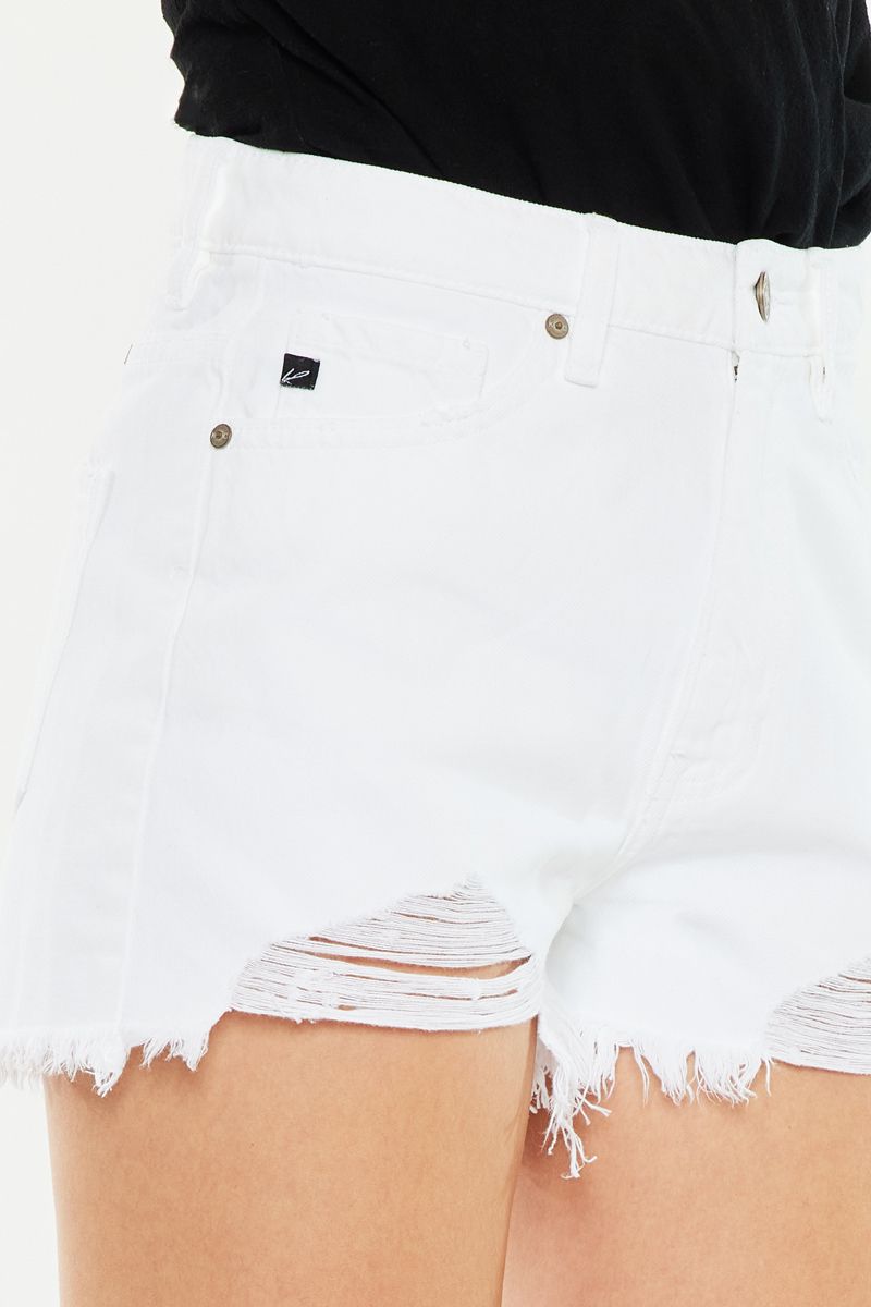 40% Off - Dare Me Distressed White KanCan Shorts