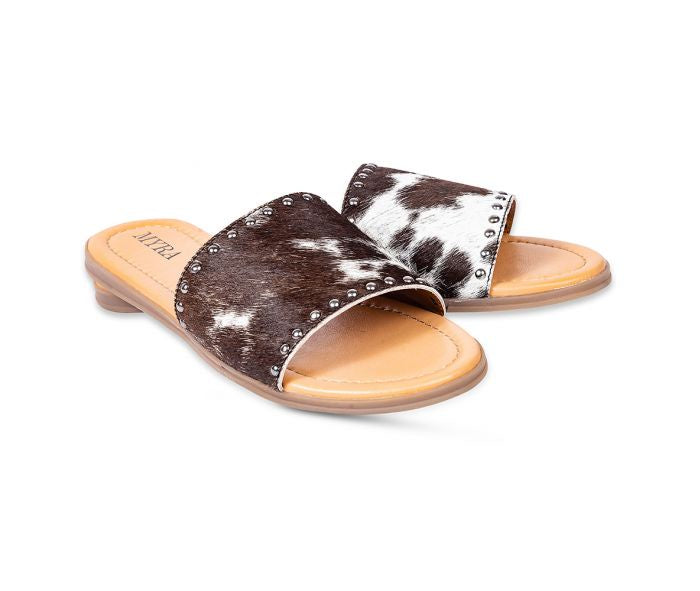 MYRA Cowhide Leather Sandals